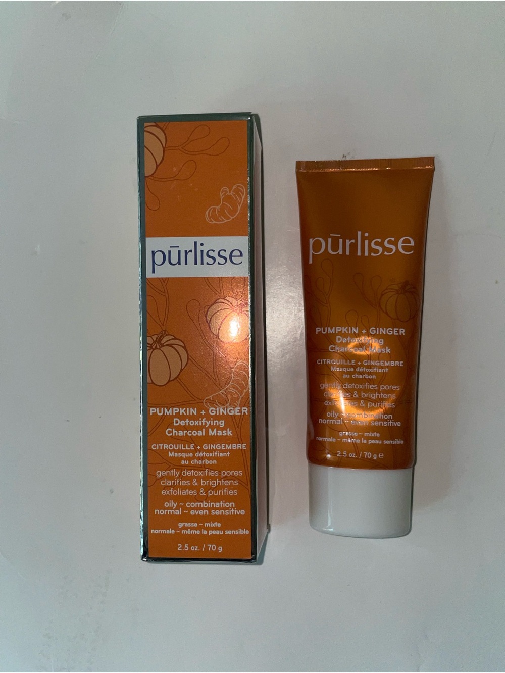 purlisse Pumpkin + Ginger Detoxifying Charcoal Mask Skincare